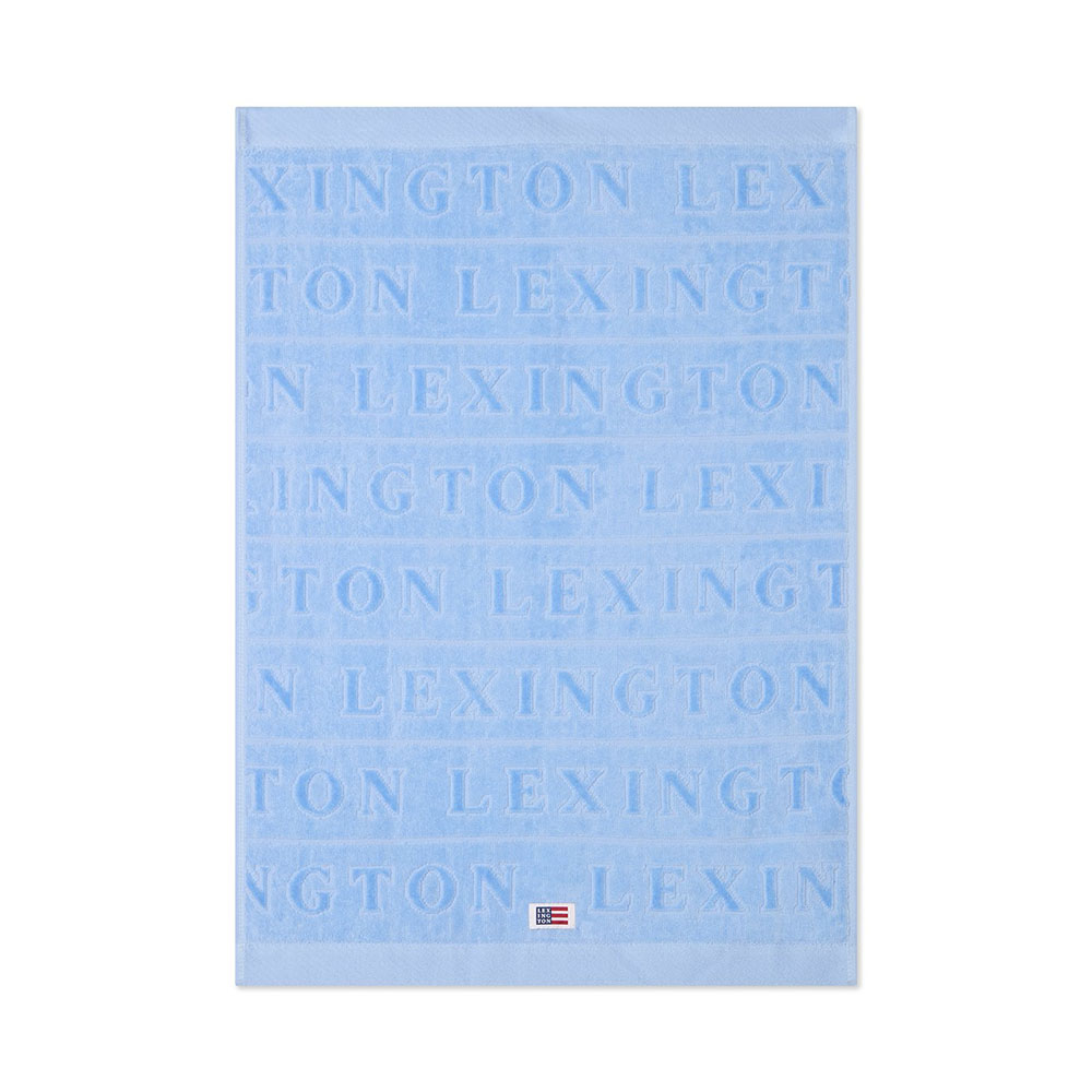 Lexington Velour Jacquard Logo Handduk